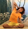 Yogalehrerin Bogumila Bara Dausend in Torre del Mar, M�laga