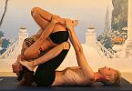 Foto Partner Yoga Bogusia & Lutz Apanasana variant 