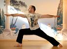 Guerrero II asana by Fernando Photo Yoga pupil 