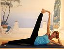 Anantasana by Heike Photo Yoga pupil 