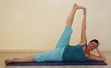 Anantasana by Marlene Photo Yoga pupil 