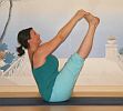 Navasana asana by Marlene Photo Yoga pupil 