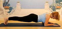 Uttanasana by Maureen Photo Yoga pupil 