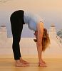 Uttanasana by Maureen Photo Yoga pupil 